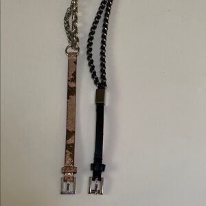 Banana Republic Black and Brown Belts